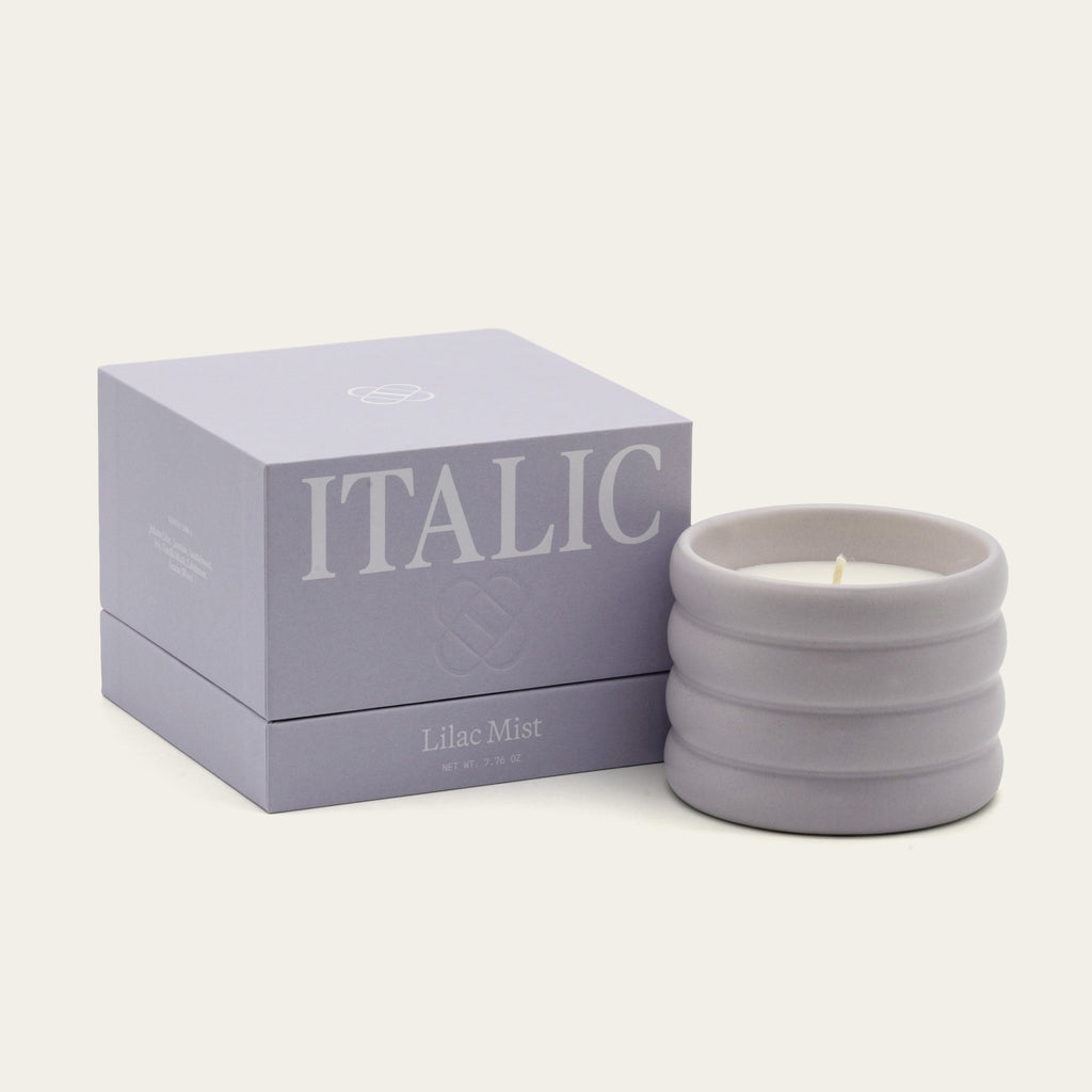Atelier Proper Soy Wax Ceramic Candle & Wick Trimmer Set