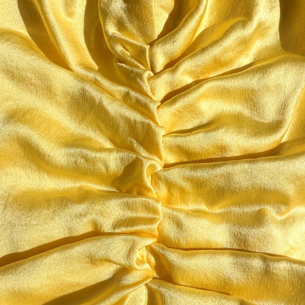 Atelier Proper Organic Silk Hair Bonnet Sunshine Yellow