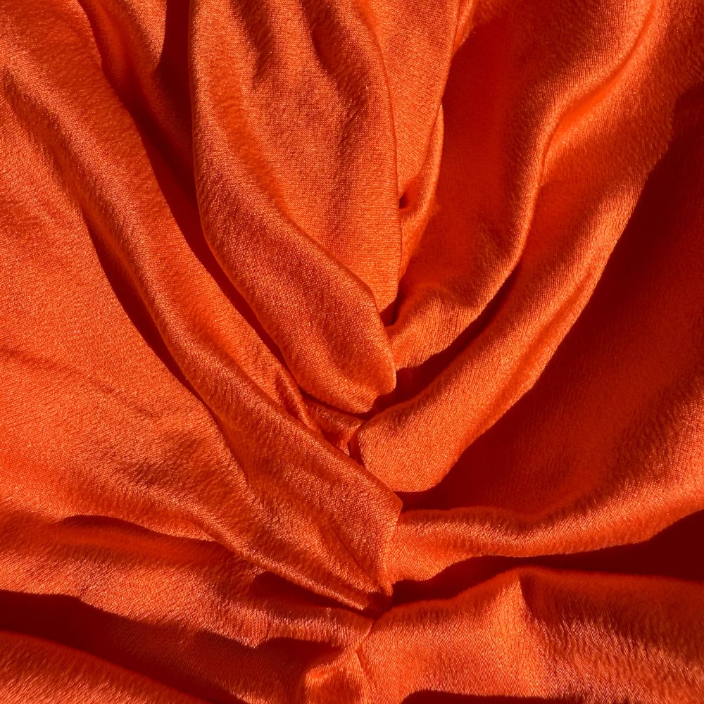 Atelier Proper Organic Silk Hair Bonnet Tomato Red