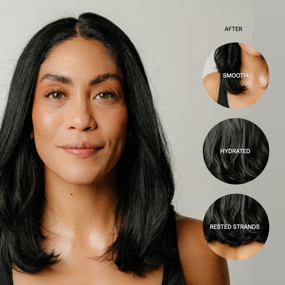Atelier Proper Organic Silk Hair Bonnet Onyx Black