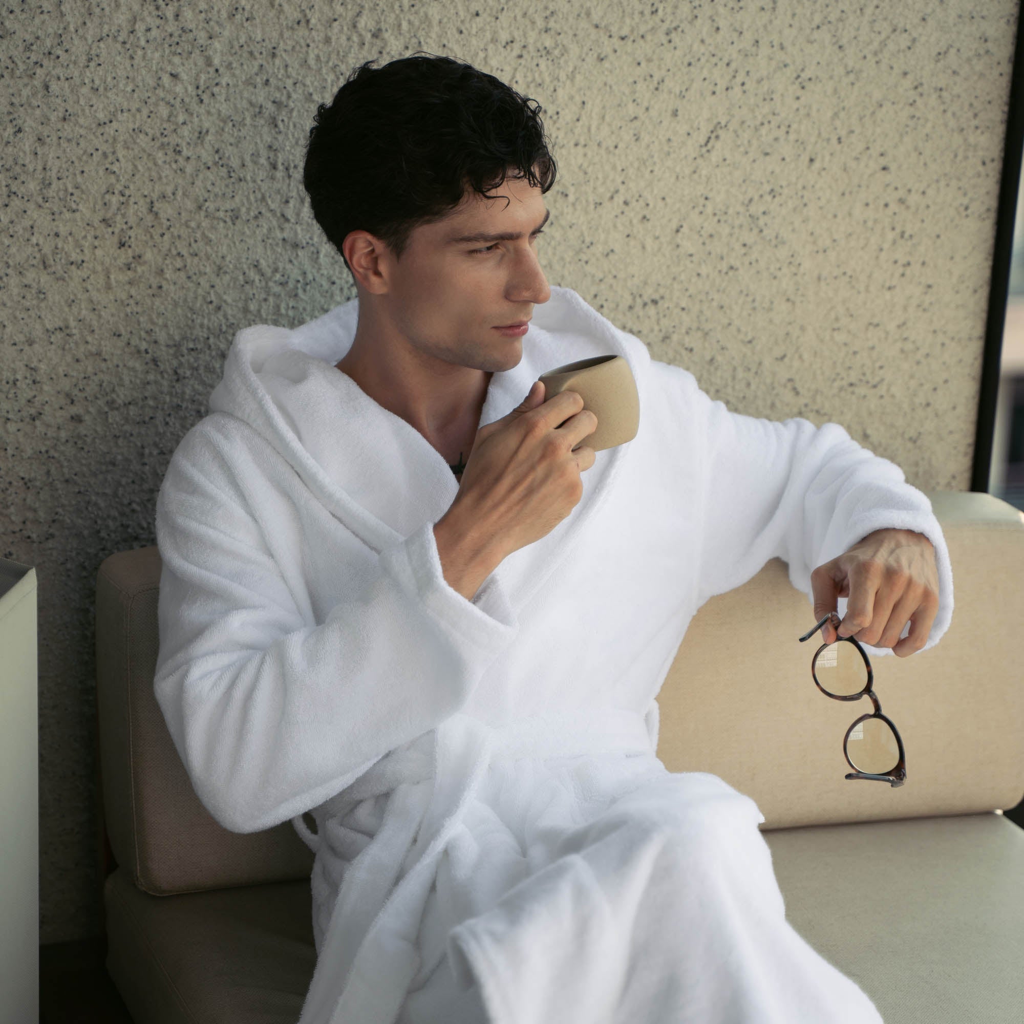 Atelier Proper Ultraplush Australian Cotton Unisex Bathrobe