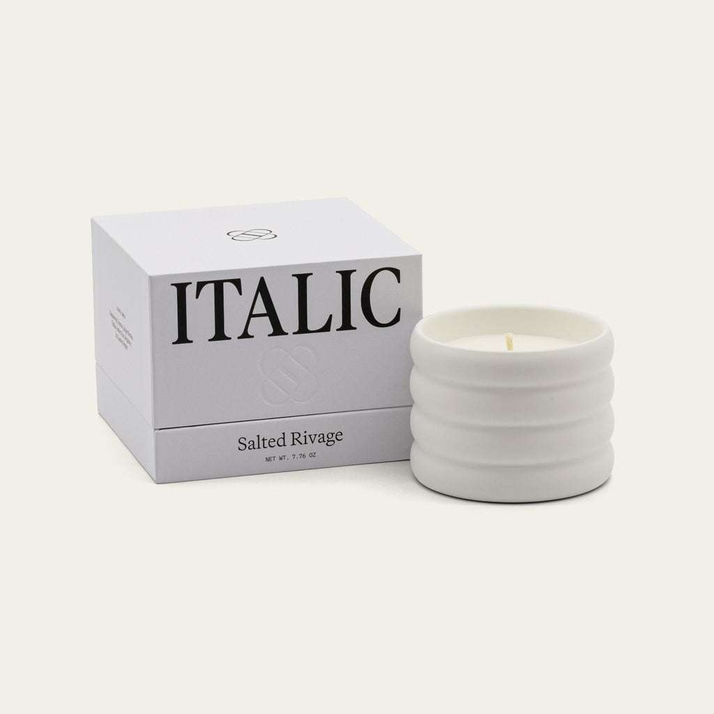 Atelier Proper Soy Wax Ceramic Candle & Wick Trimmer Set