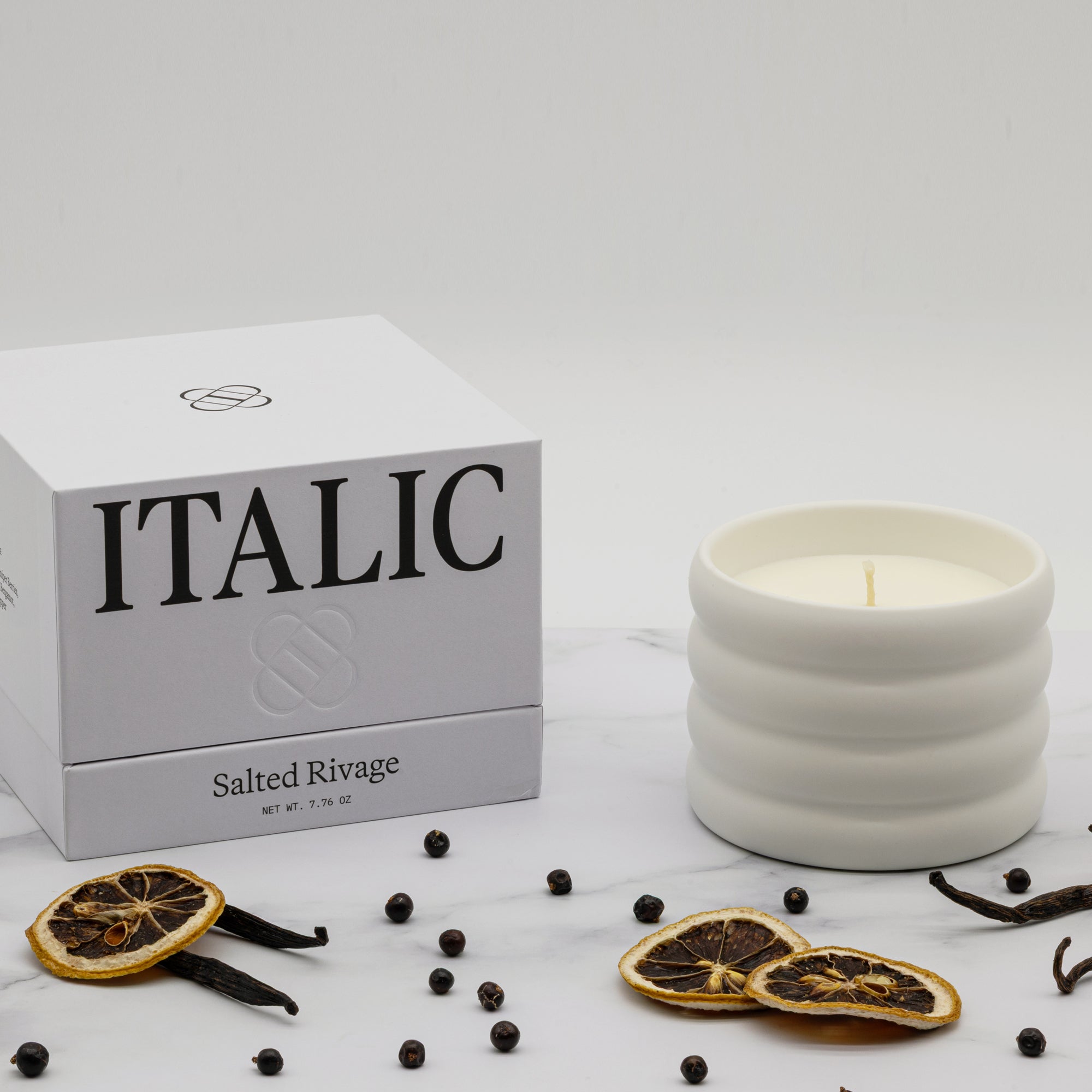 Atelier Proper Soy Wax Ceramic Candle & Wick Trimmer Set