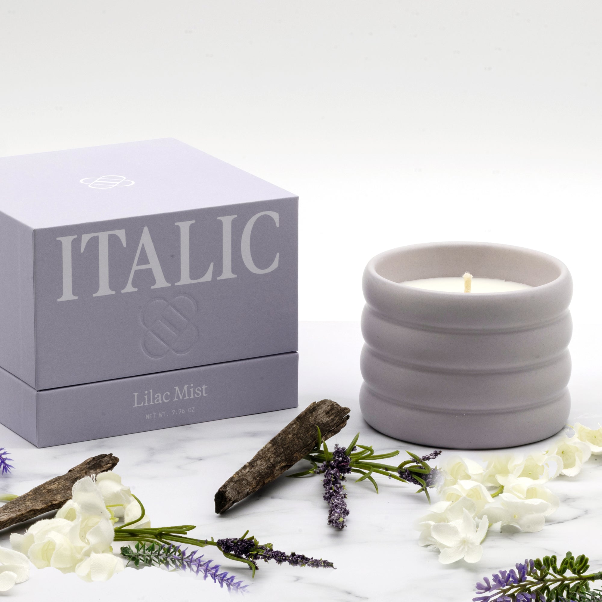 Atelier Proper Soy Wax Ceramic Candle & Wick Trimmer Set
