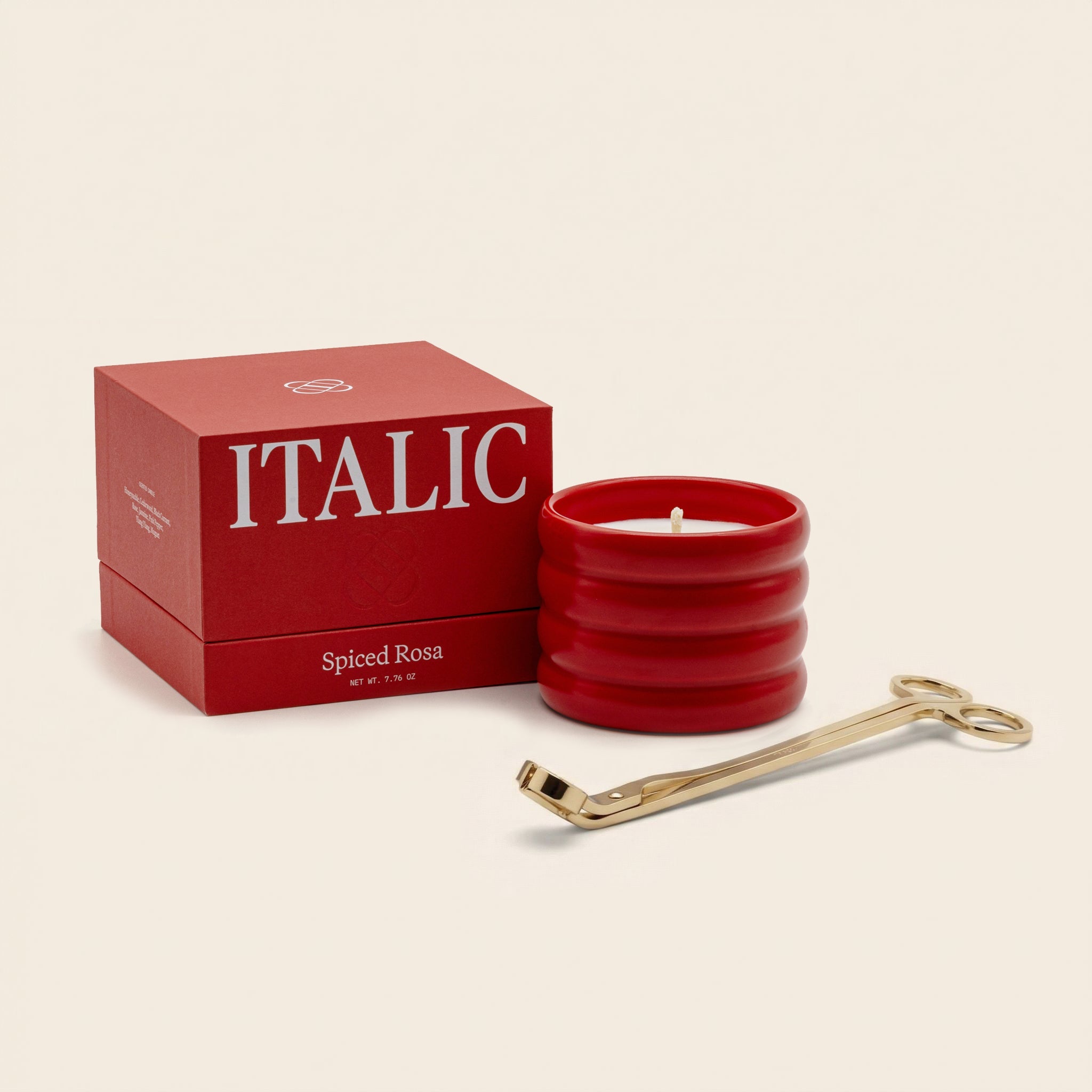 Atelier Proper Soy Wax Ceramic Candle & Wick Trimmer Set